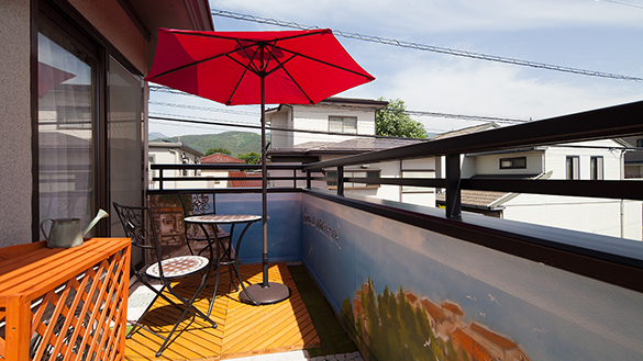 イタリア調ベランダ